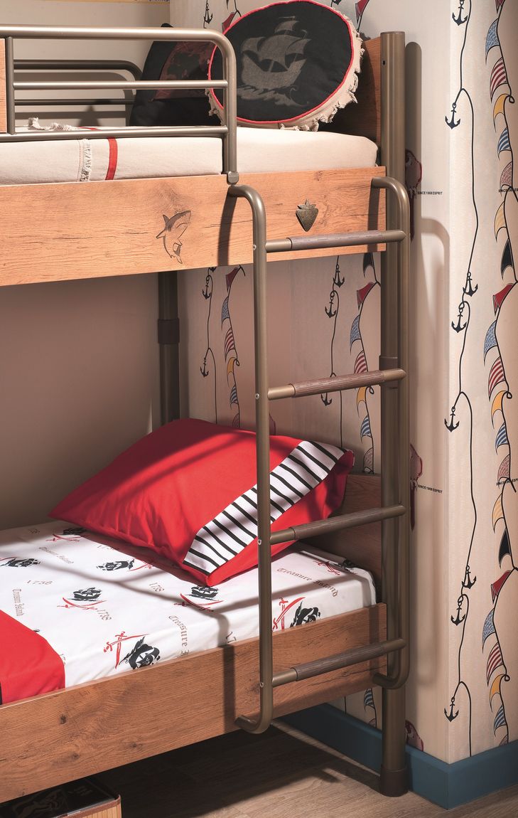 Cilek PIRATE 4 Kinderzimmer Set Komplettset Kinder Spielzimmer Piraten Braun