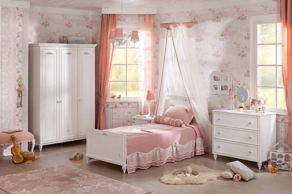 Cilek ROMANTICA Bett 120x200cm Weiß
