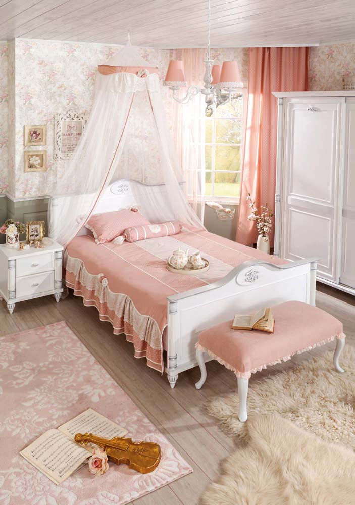 Cilek ROMANTIC 7 Jugendzimmer Komplettset Weiß