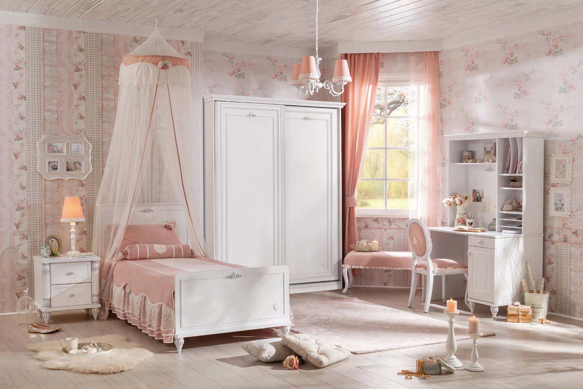 Cilek ROMANTICA Schreibtisch 105x60cm Weiß