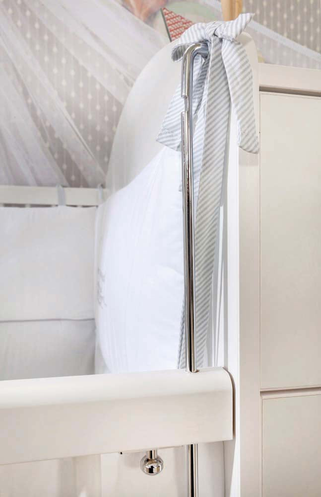 Cilek BABY COTTON Babybett mitwachsend 70x115-70x160cm Weiß