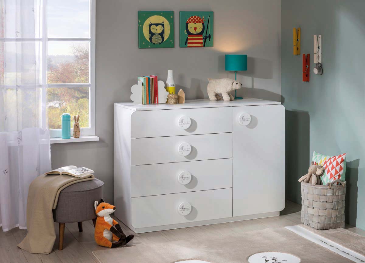Cilek BABY COTTON Kommode Weiß