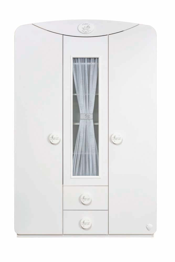Cilek BABY COTTON Kleiderschrank 3-trg. Weiß