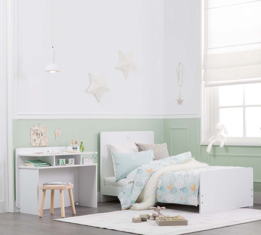 Cilek BABY COTTON Babybett mitwachsend 70x110-70x140cm Weiß