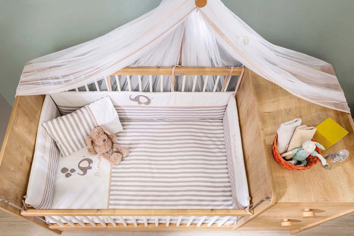 Cilek SLEEPY BABY Babyset 75x115cm Weiß / Gemustert