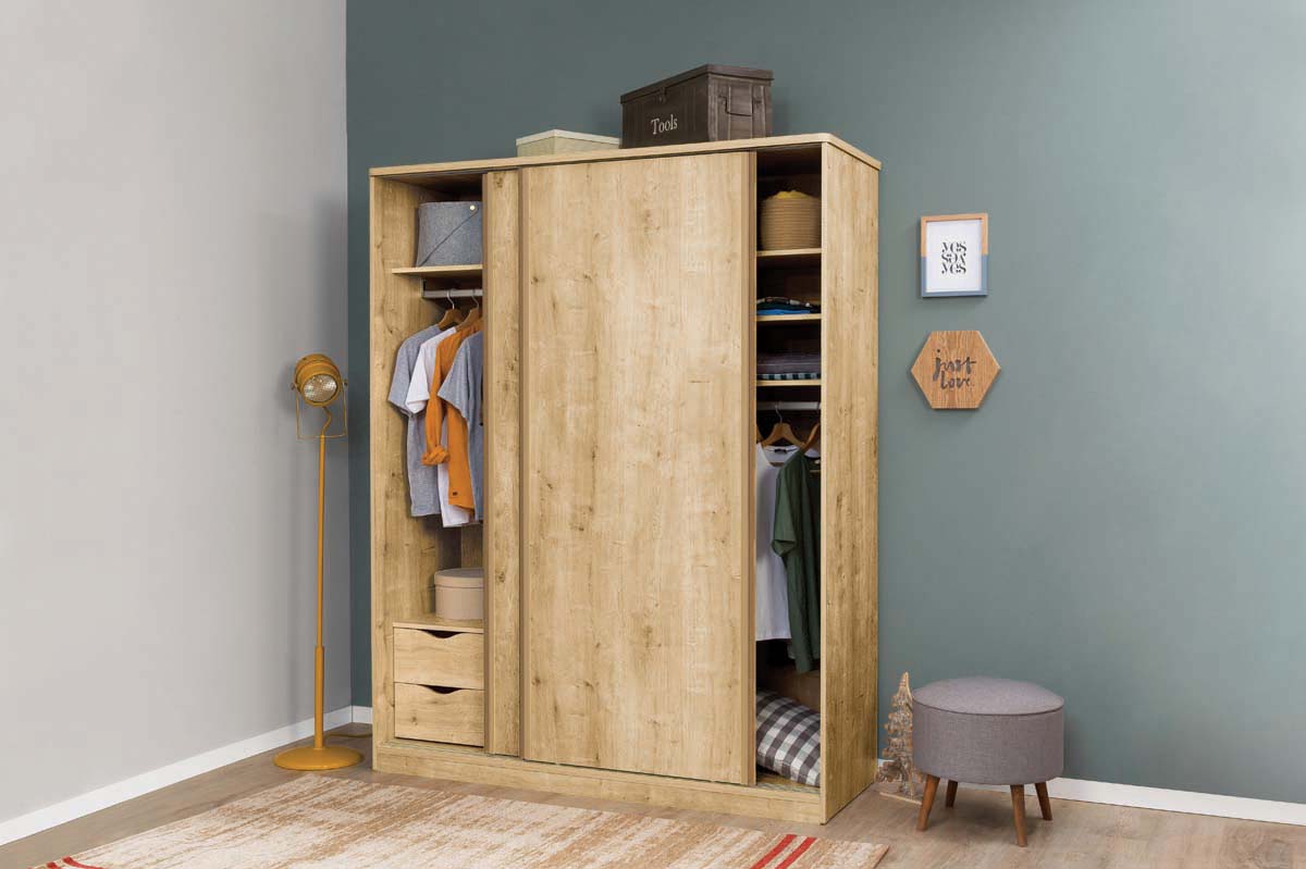 Cilek MOCHA Schwebetürenschrank 2-trg. Natur