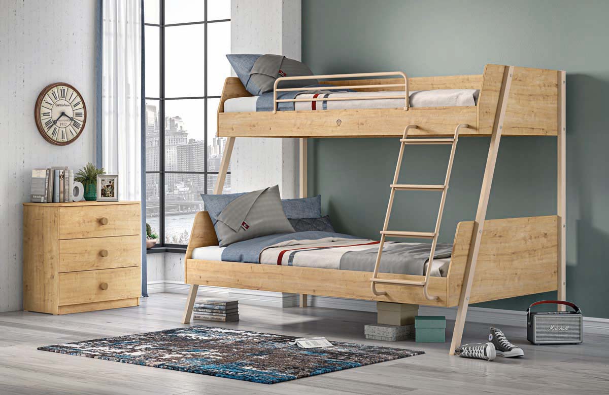 Cilek MOCHA Etagenbett 90x200cm / 120x200cm Natur