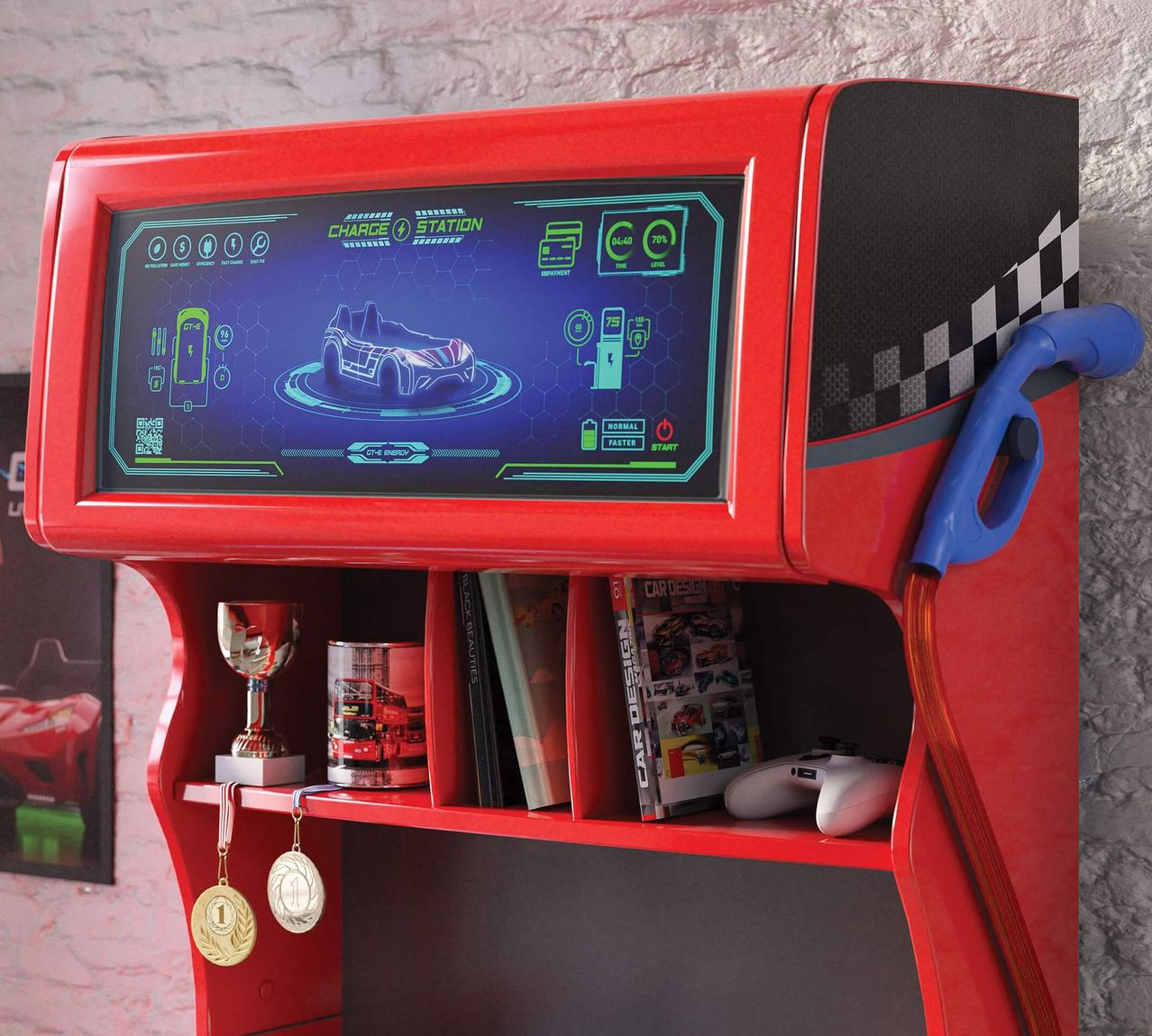 Cilek CHAMPION RACER Kommode Schrank Anrichte Rot