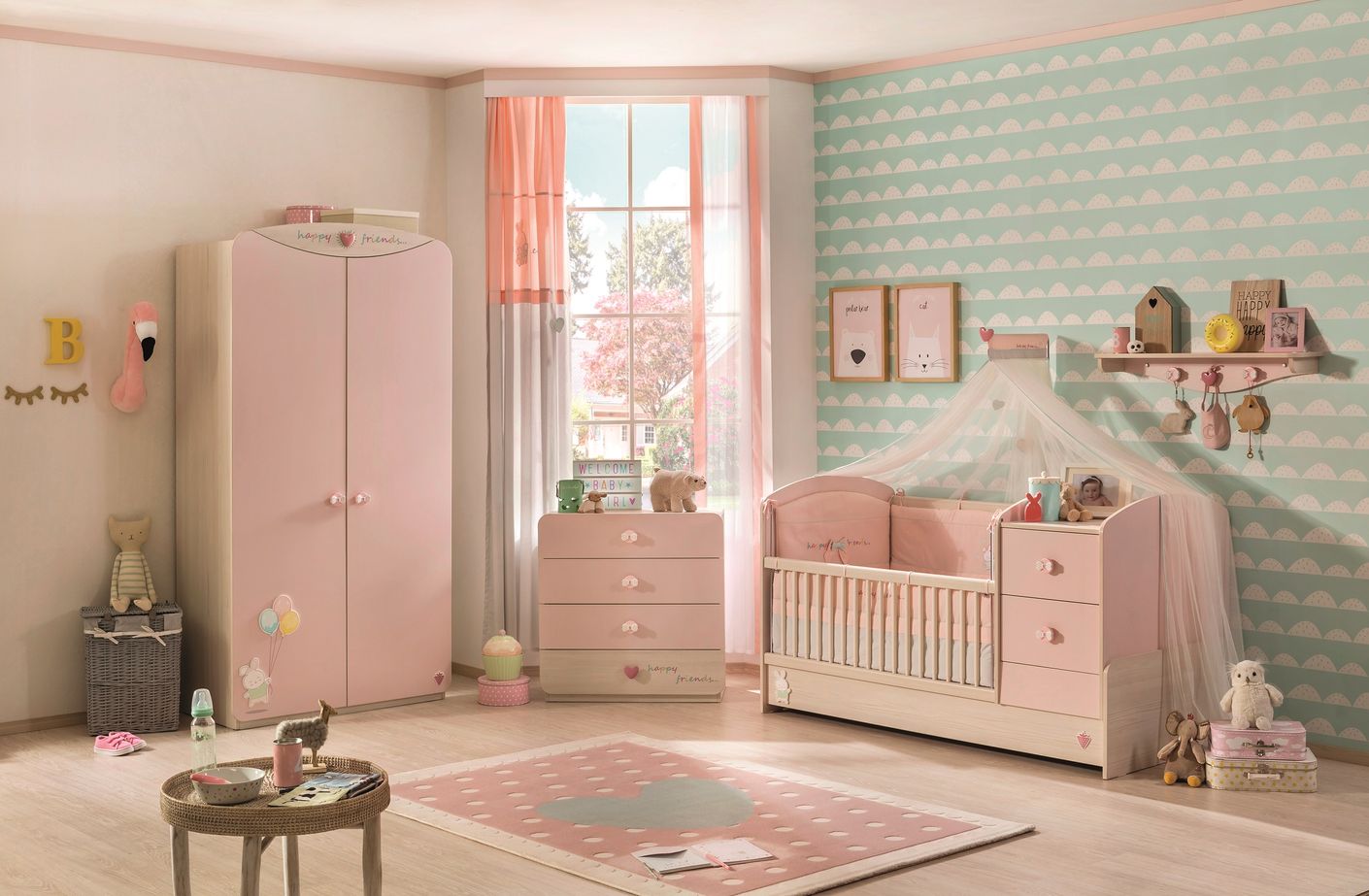 Cilek BABY GIRL Himmel für Babybetten weiß