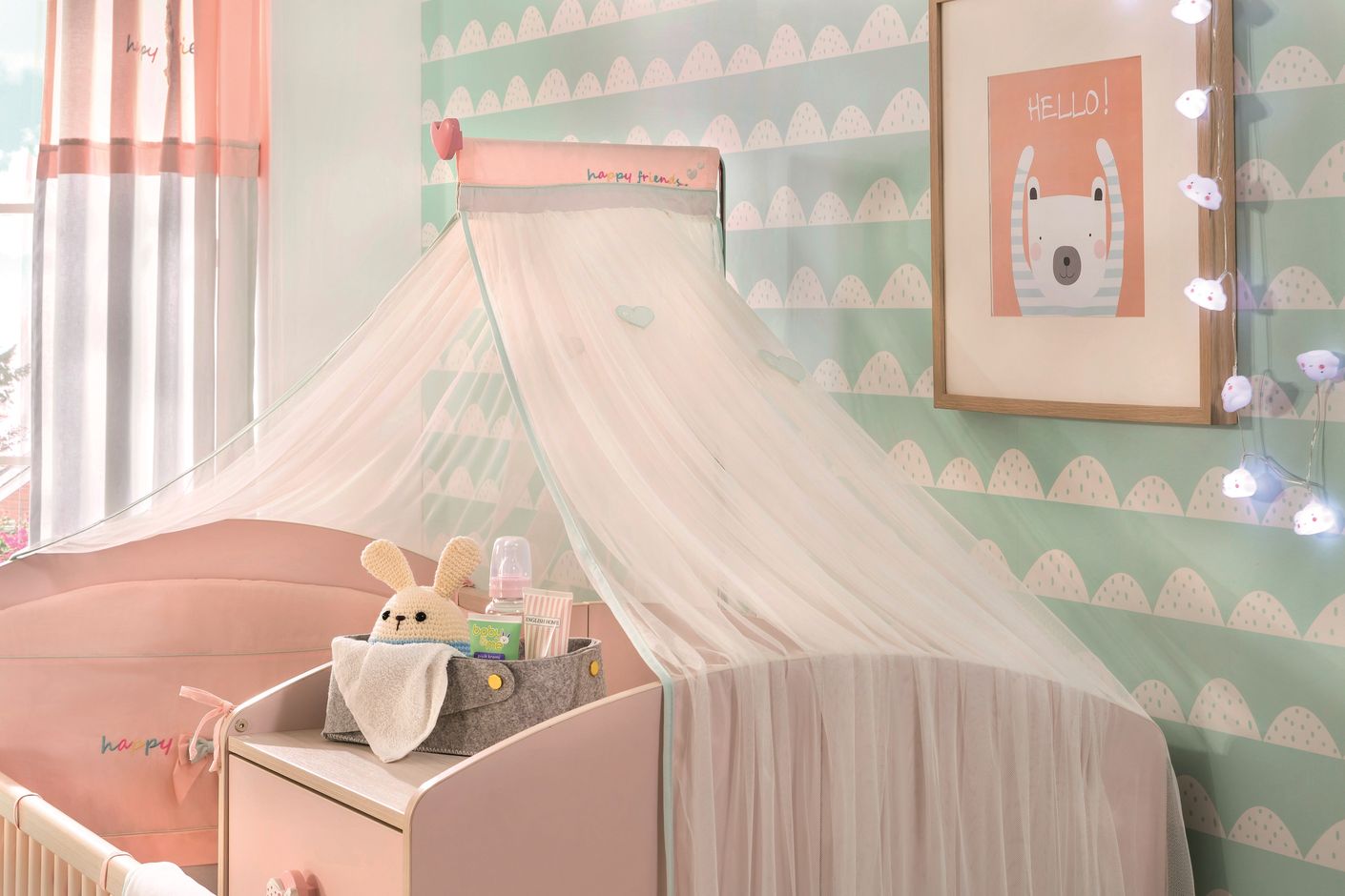 Cilek BABY GIRL Himmel für Babybetten weiß
