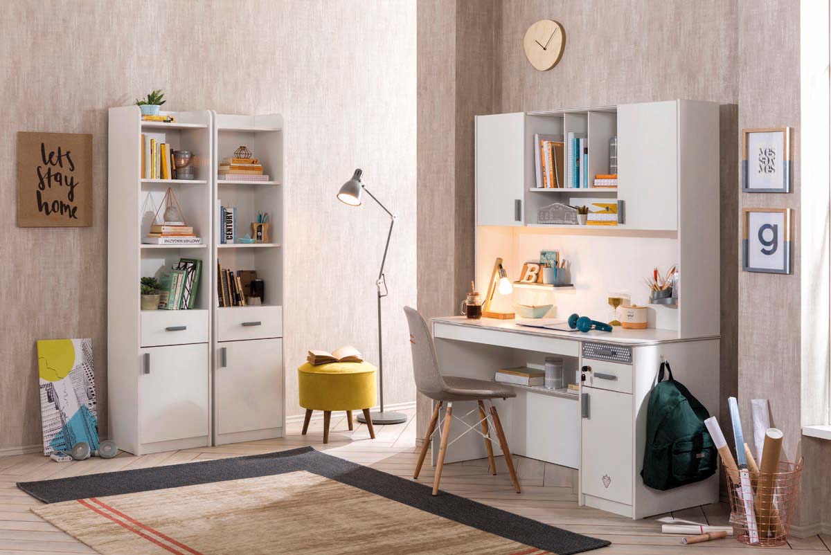 Cilek White Jugendzimmer 5tlg. Weiß
