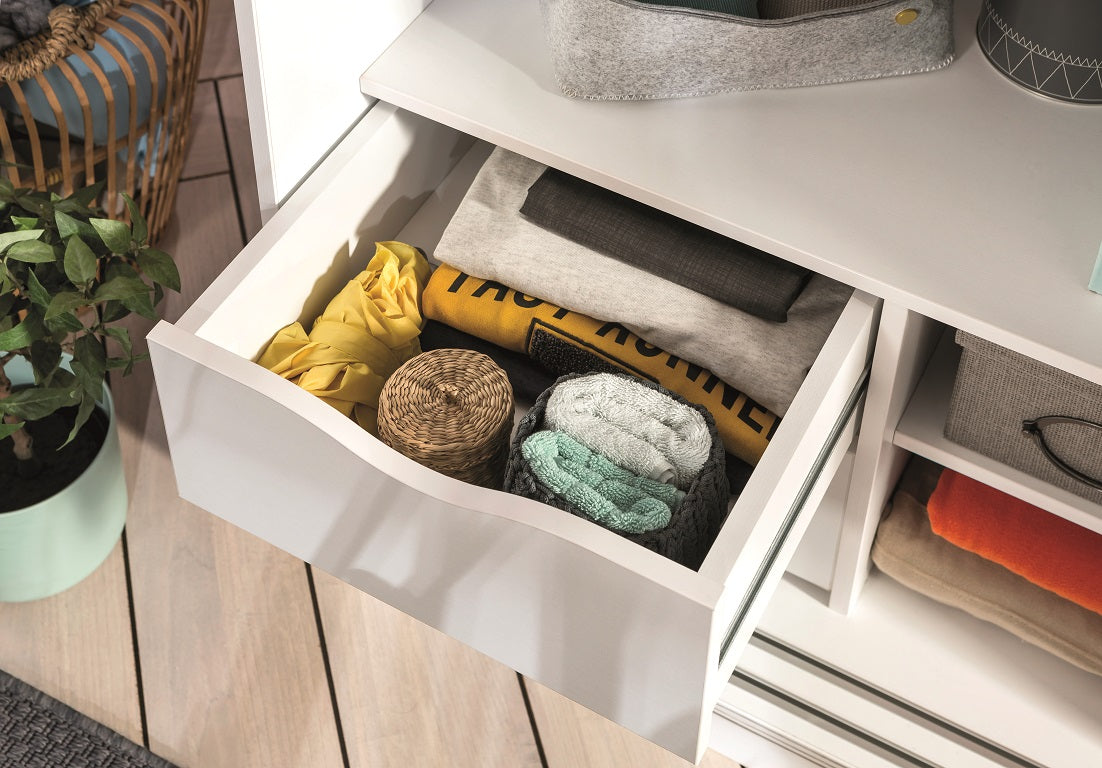 Cilek WHITE 3 Türen Kleiderschrank mit Spiegel Weiß