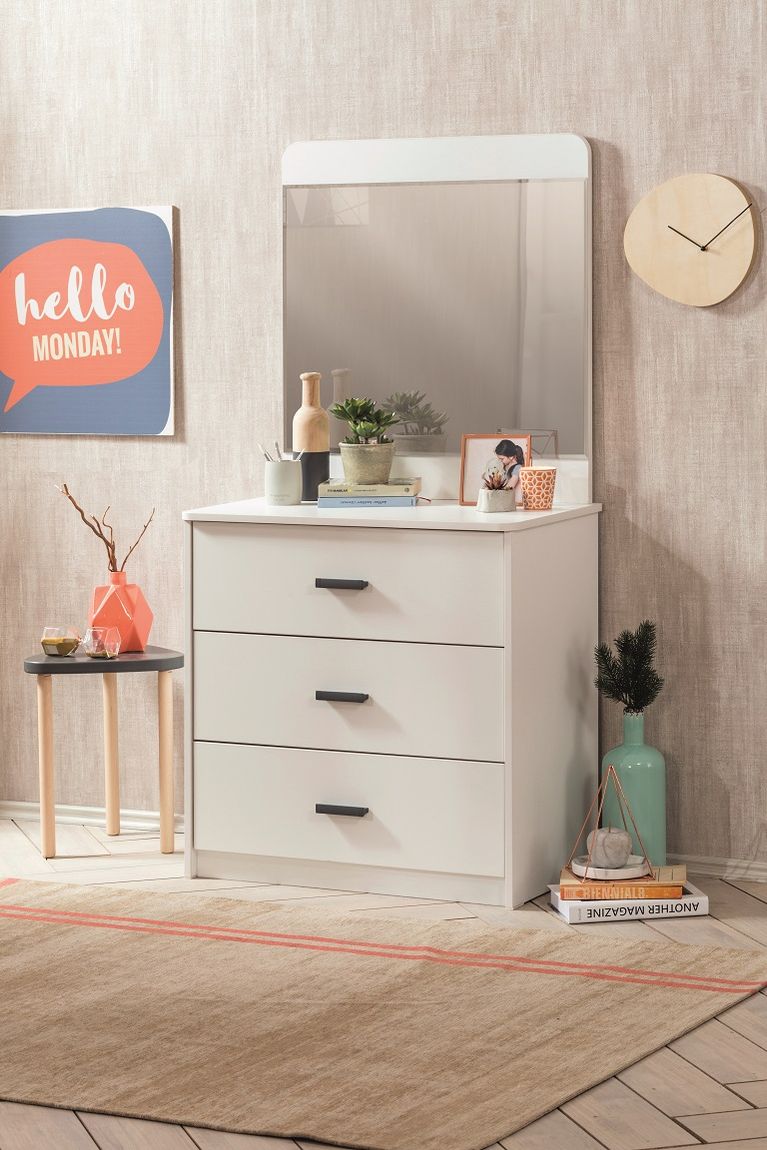Cilek WHITE Kommode Weiß