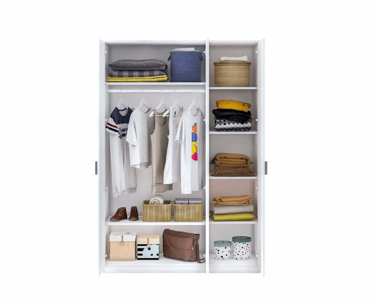 Cilek WHITE Line Kleiderschrank 3-trg. Weiß