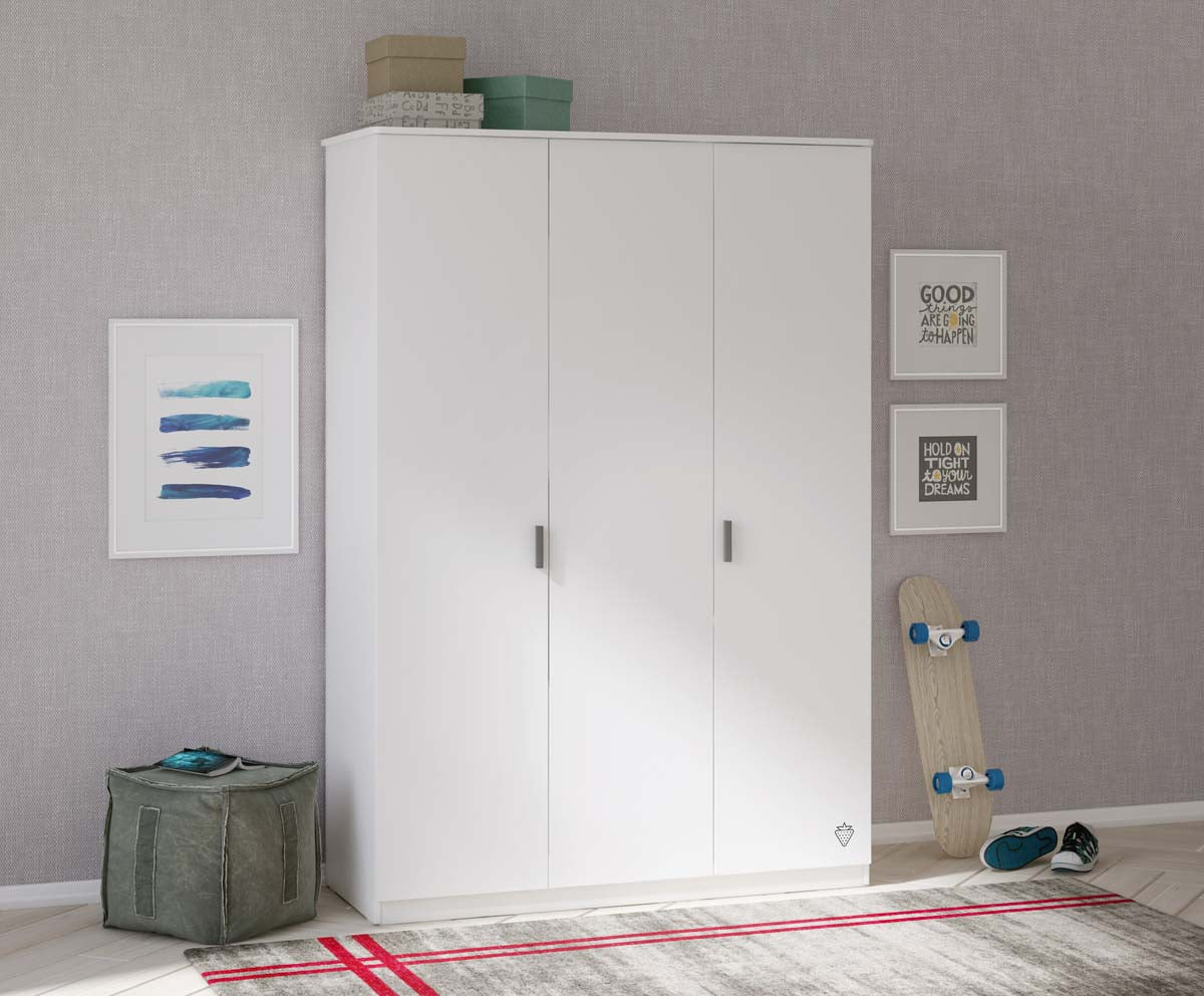 Cilek WHITE Line Kleiderschrank 3-trg. Weiß