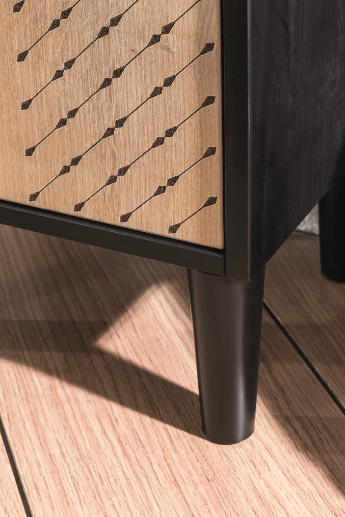 Cilek BLACK Bücherregal Schwarz / Beige