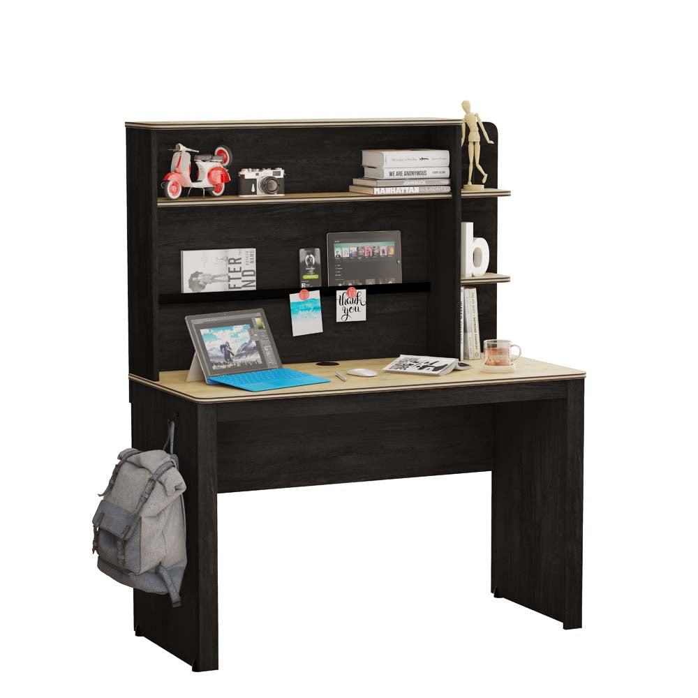Cilek BLACK Line Schreibtischaufsatz Schwarz / Beige