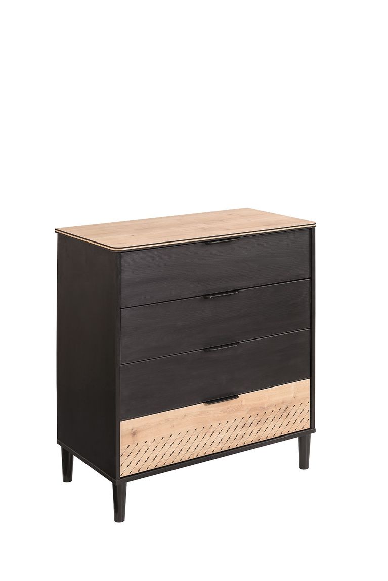 Cilek BLACK Kommode Schwarz / Beige