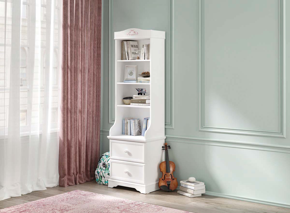 Cilek RUSTIC WHITE Bücherregal Weiß