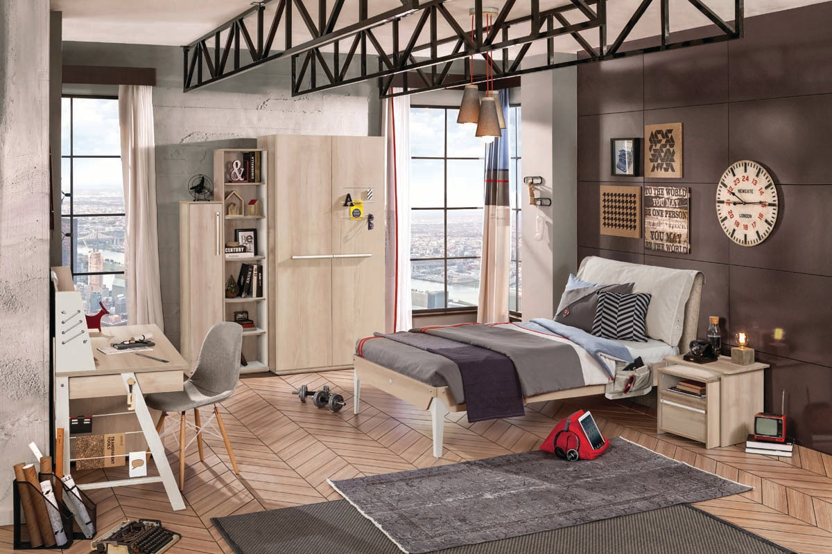 Cilek DUO Bett 100x200cm Braun