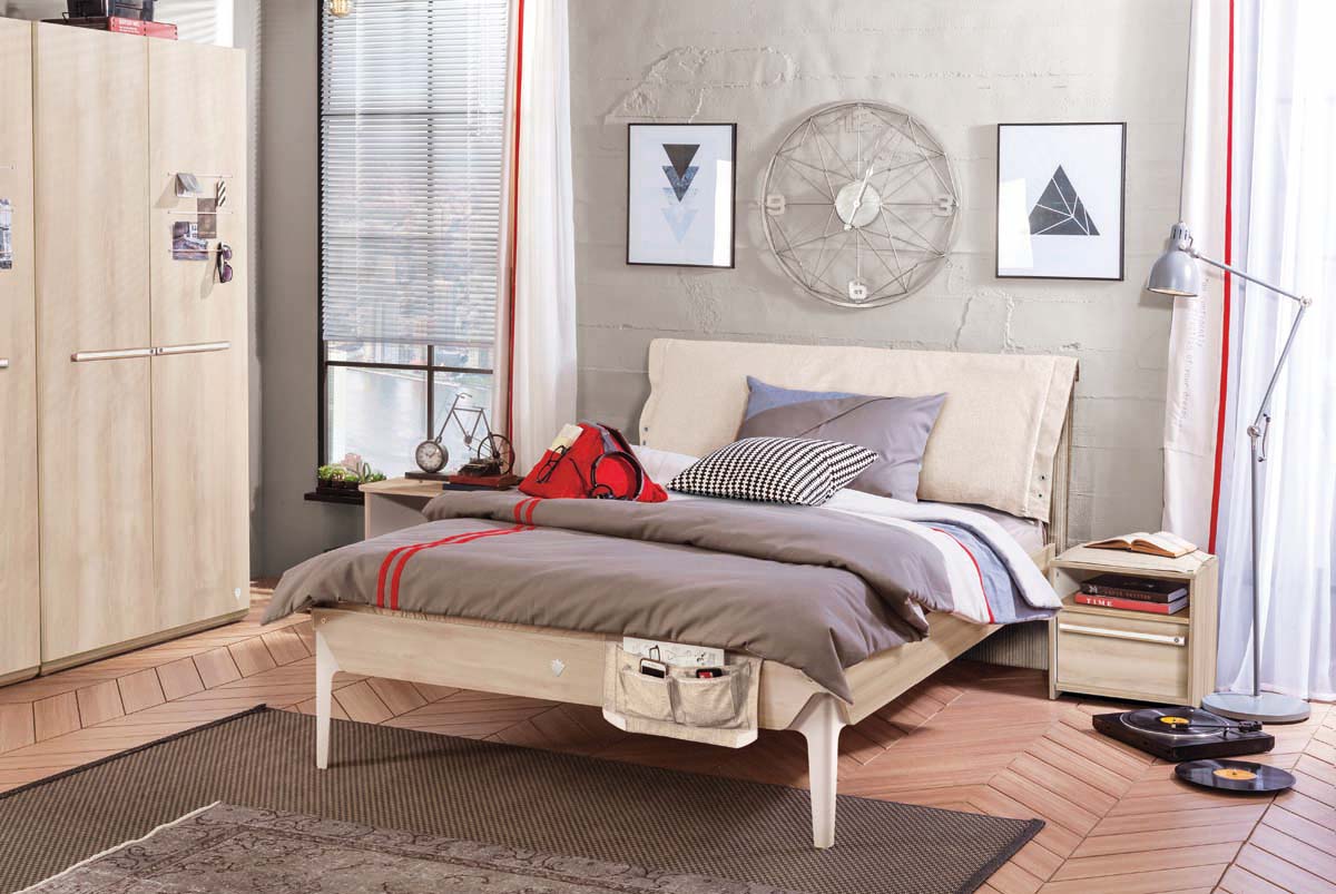 Cilek DUO Bett 120x200cm Braun