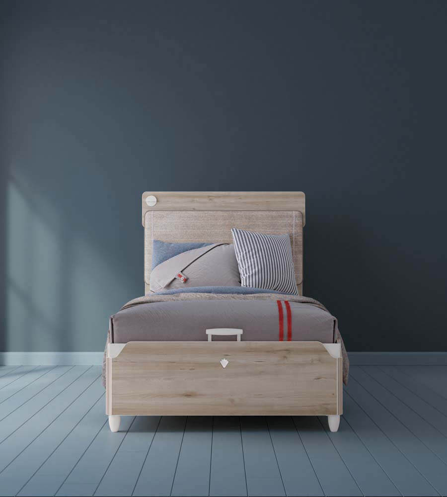 Cilek DUO Base Bett 100x200cm Braun