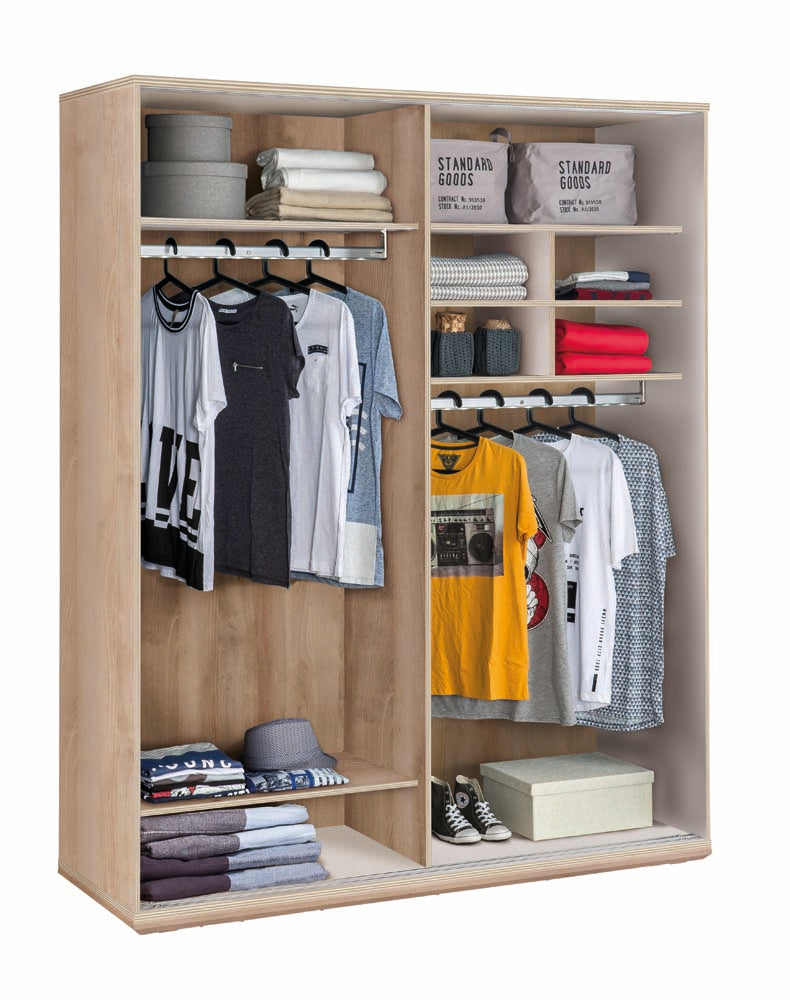 Cilek DUO Schiebetürenschrank 2-trg. Braun