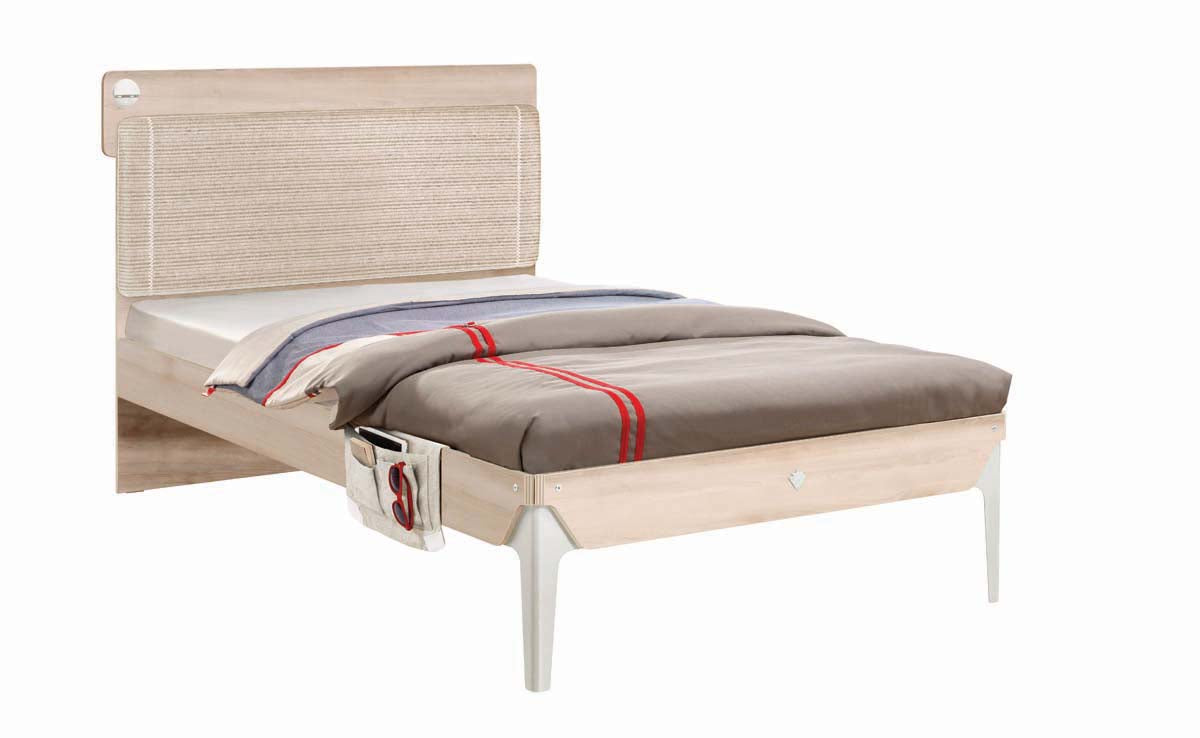 Cilek DUO Line Bett 120x200cm Braun
