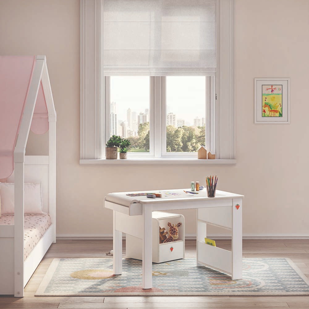 Montessori Spieltisch Weiß