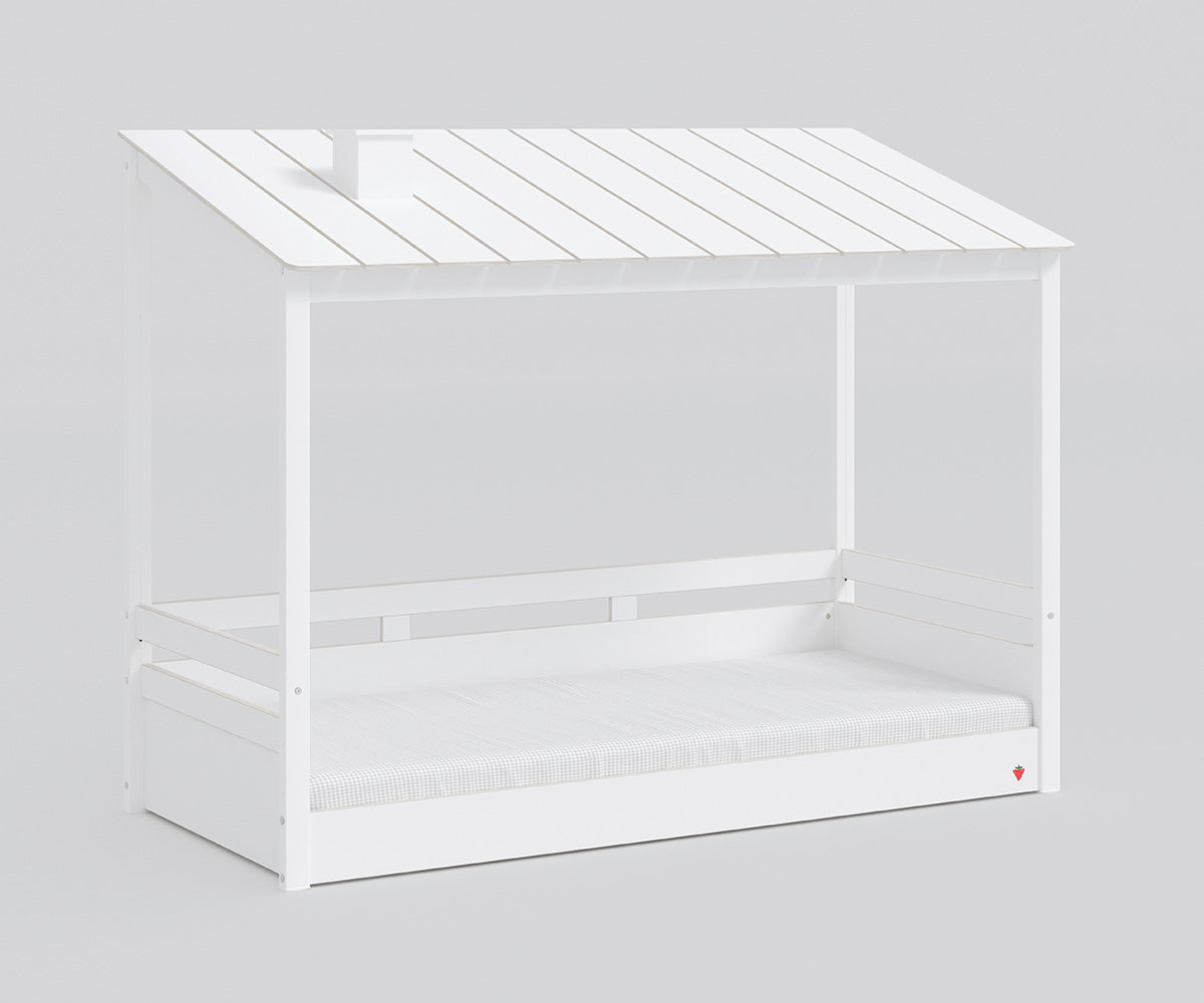 Montessori Holzkamin Weiß