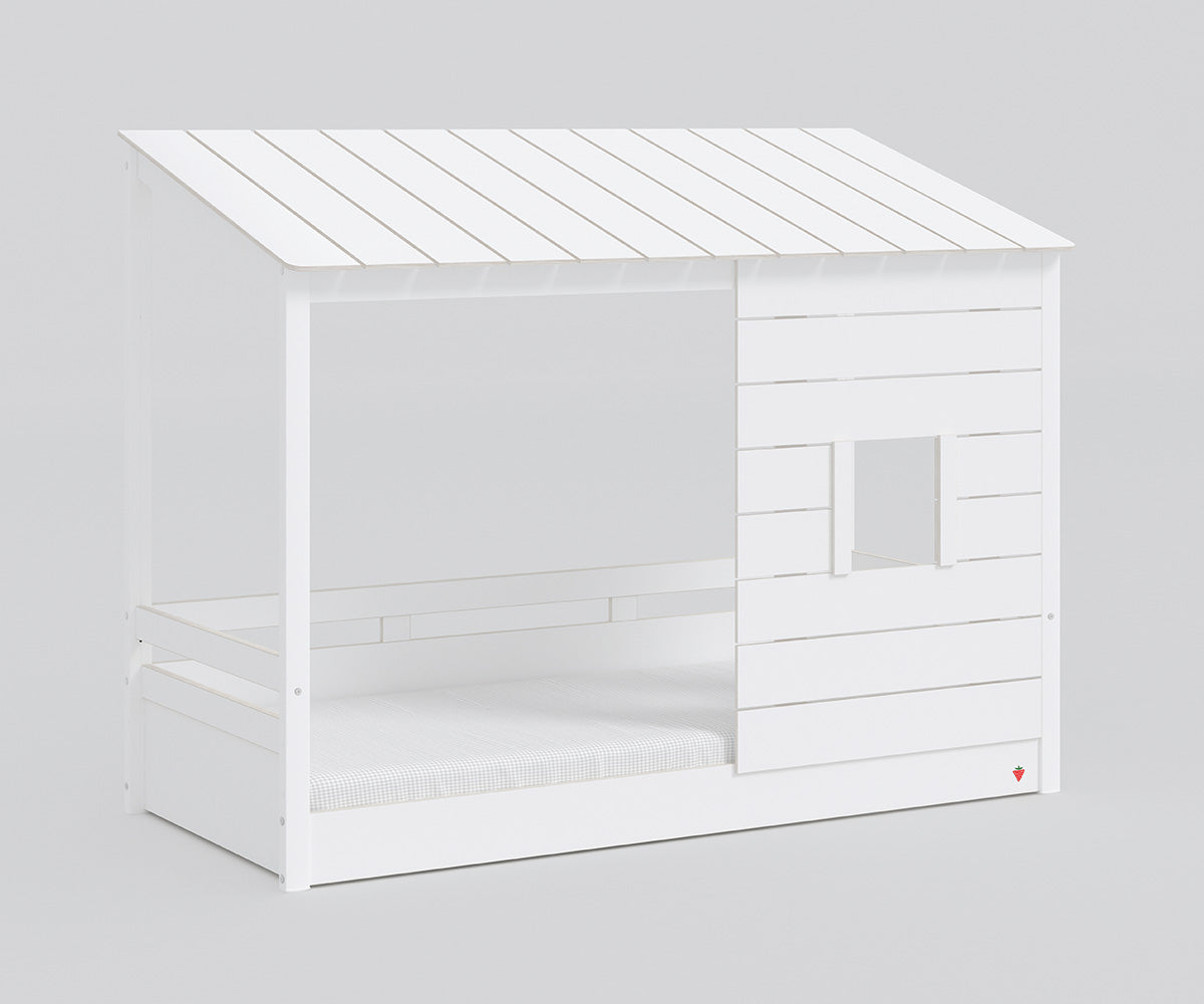 Montessori Holzfenster Weiß