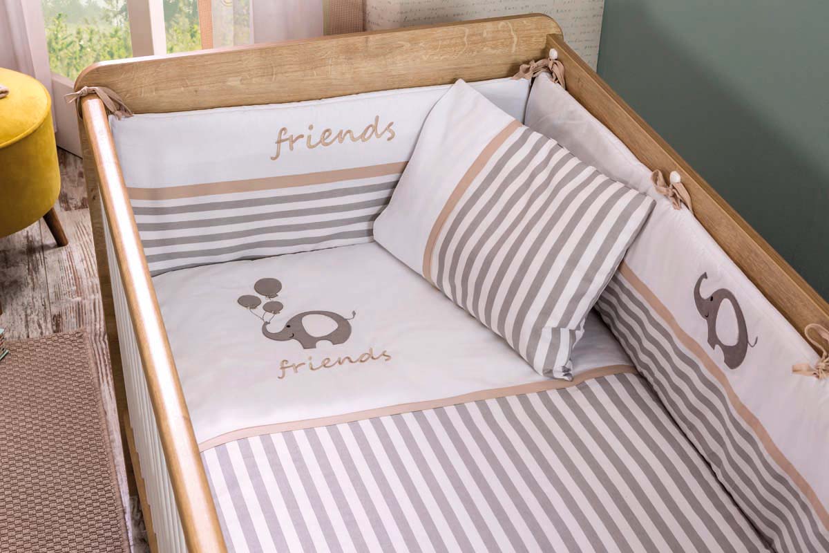 Cilek SLEEPY BABY Babyset 75x115cm Weiß / Gemustert
