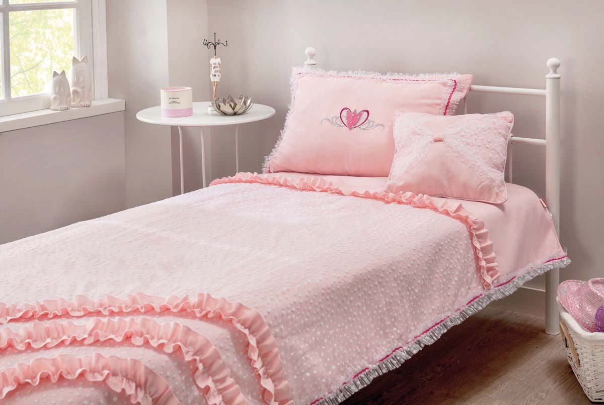 Cilek Tagesdeckenset 120cm Rosa / Pink