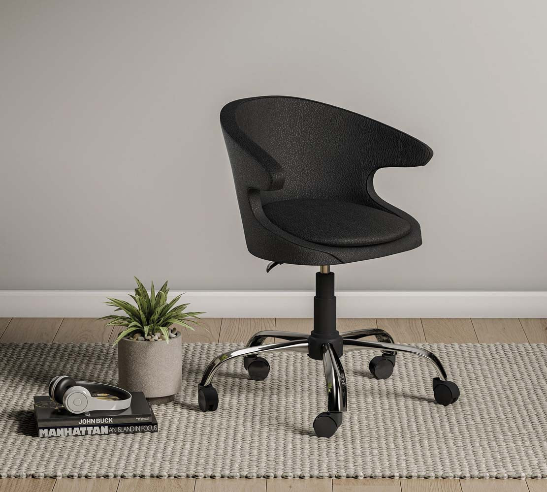 Cilek BLACK PEARL Stuhl Kinderbürostuhl Schwarz