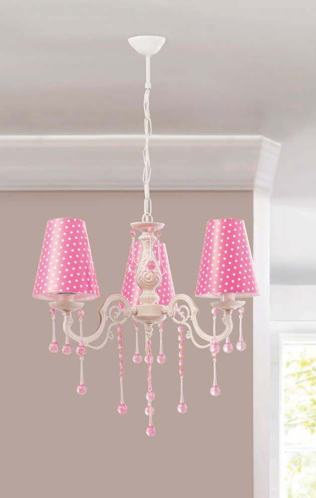 Cilek DOTTY Deckenlampe Rosa / Weiß