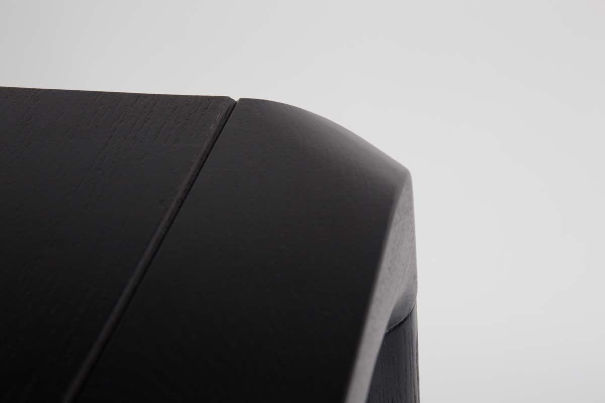 Storm Tisch 220 x 90 cm Schwarz