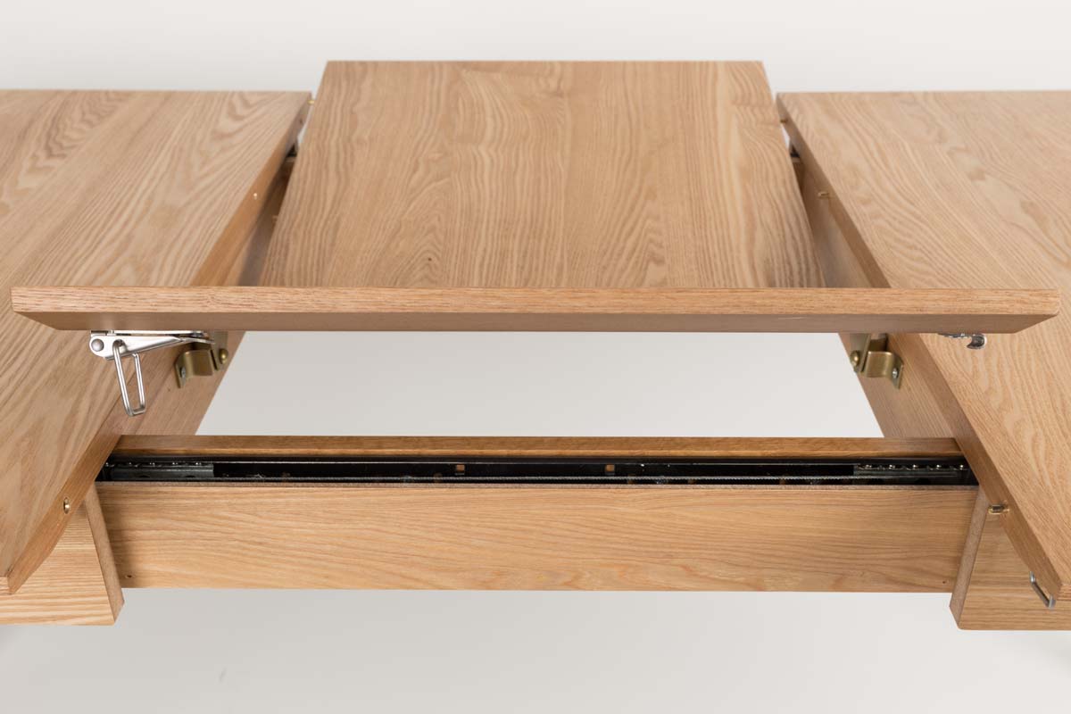 Glimps Esstisch ausziehbar 120/160 x 80 cm Esche Natur
