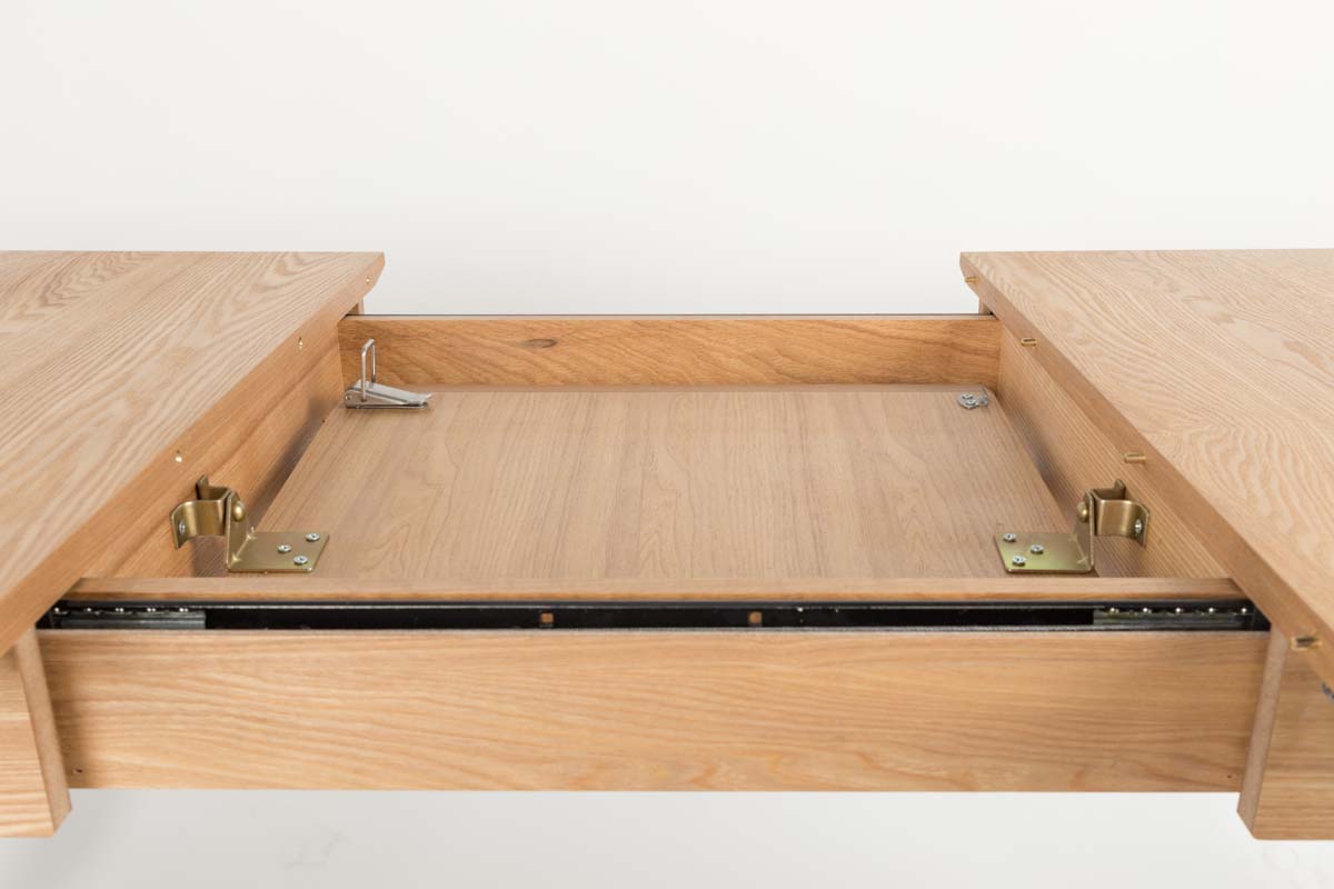 Glimps Esstisch ausziehbar 120/160 x 80 cm Esche Natur