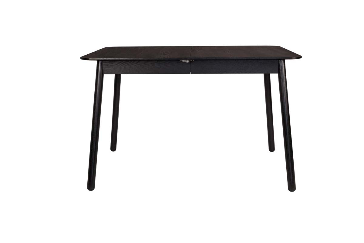 Glimps Esstisch ausziehbar 120/160 x 80 cm Esche Schwarz