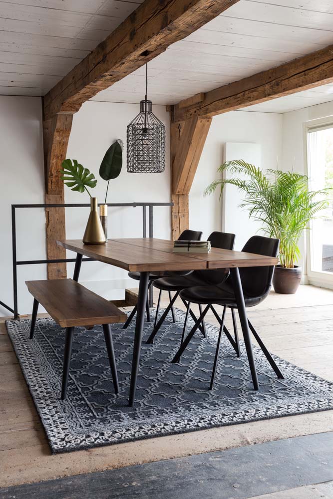 Alagon Tisch 200 x 90 cm (BxT) Walnussholz Braun