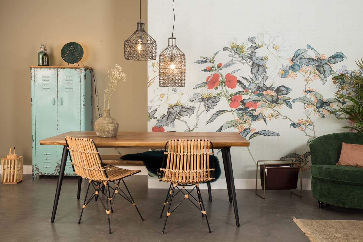 Alagon Tisch 220 x 90 cm (BxT) Walnussholz Braun