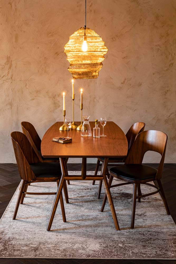 Malaya Tisch 180 x 90 cm (BxT) Walnussholz Braun