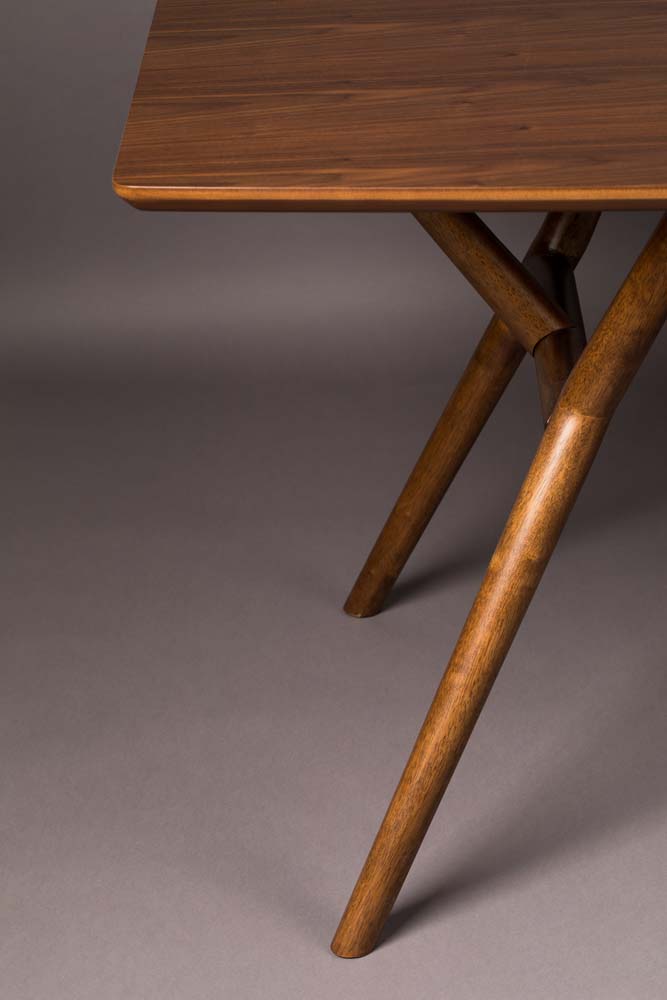 Malaya Tisch 180 x 90 cm (BxT) Walnussholz Braun