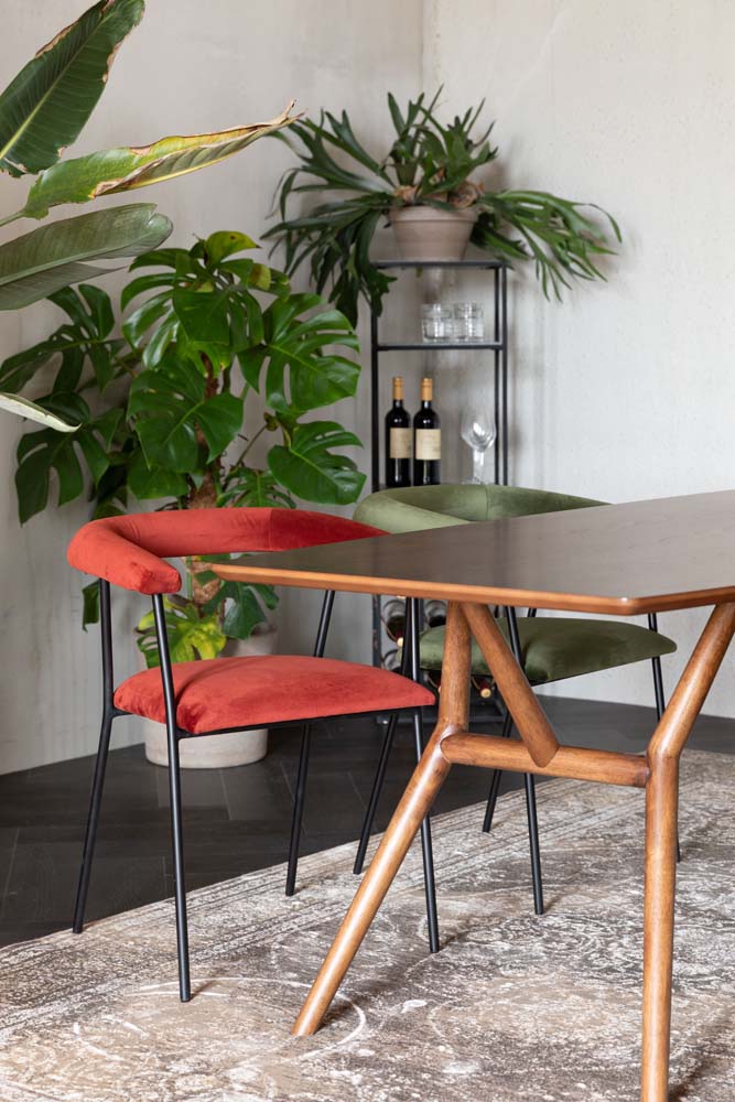 Malaya Tisch 180 x 90 cm (BxT) Walnussholz Braun
