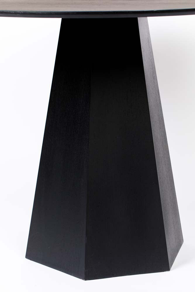 Pilar Rundtisch Ø 100 cm Schwarz