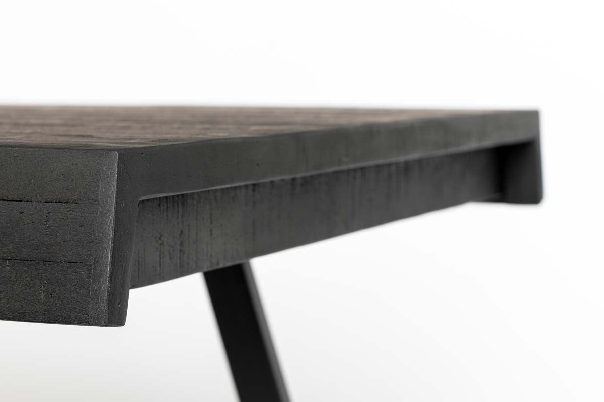 Suri Esstisch 200x90cm Schwarz