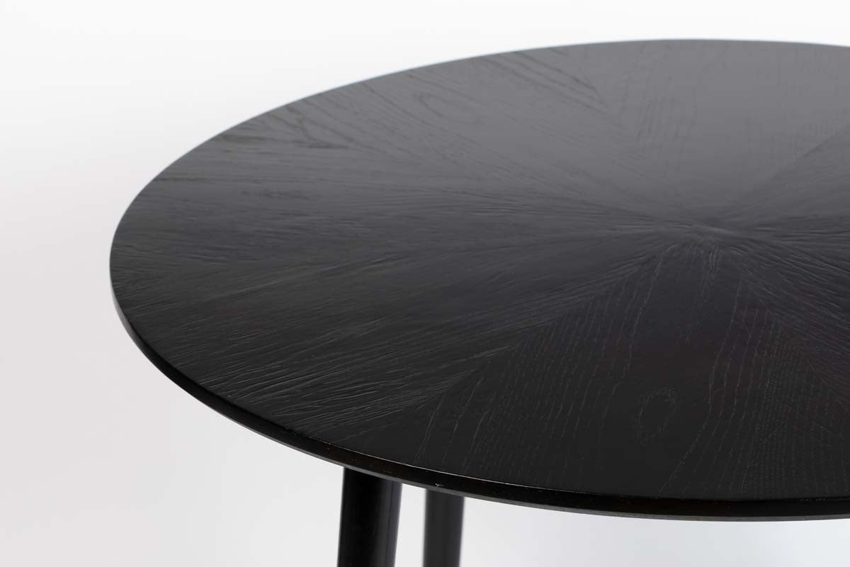 Fabio Esstisch Ø120cm Schwarz