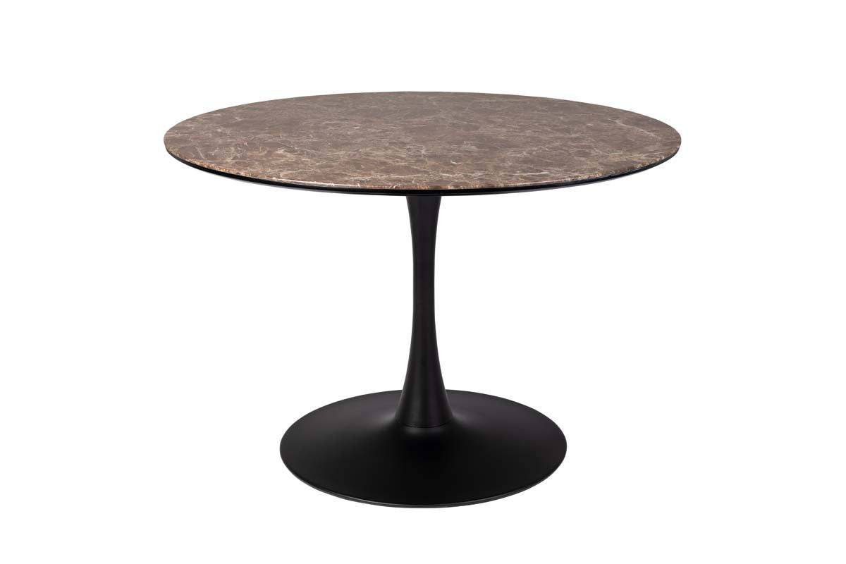 Maru Esstisch rund MDF mit Marmorpapier