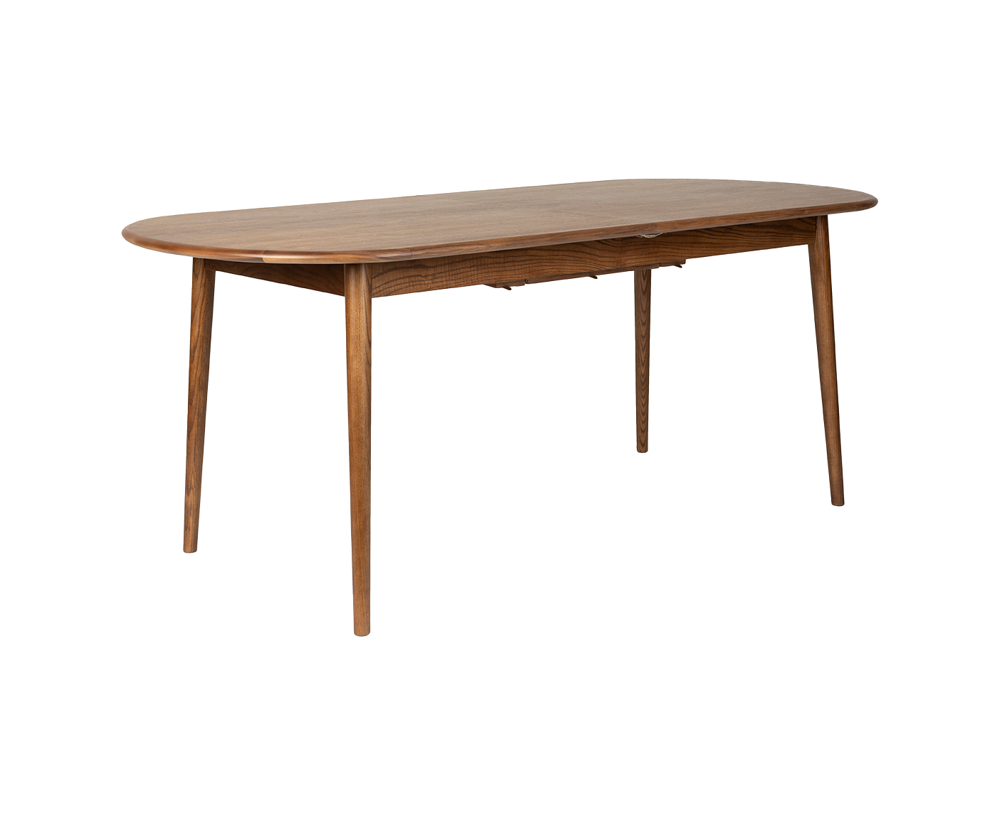Twist Esstisch Massivholz Walnuss Oval 180-240 x 90 cm Ausziehbar