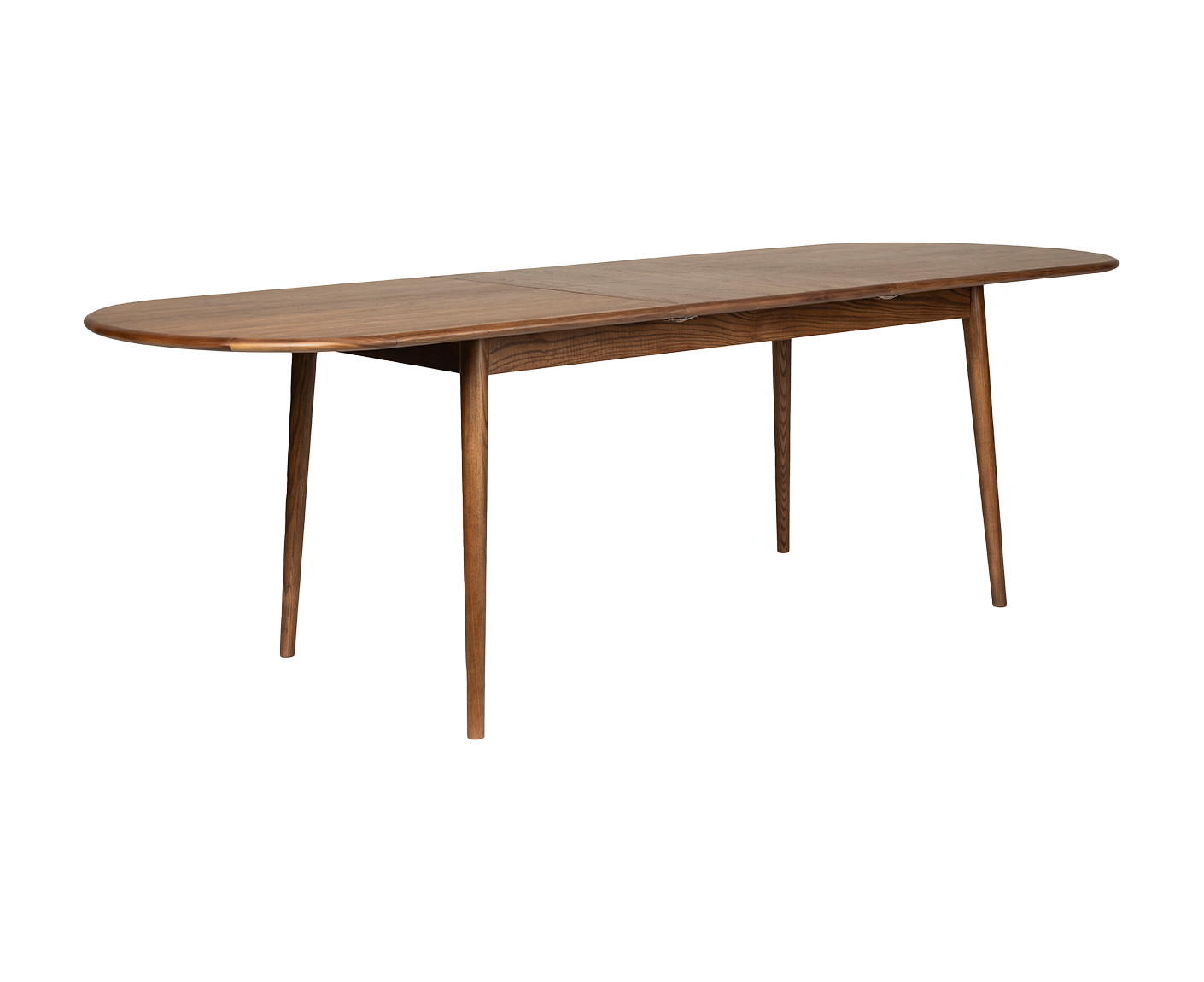 Twist Esstisch Massivholz Walnuss Oval 180-240 x 90 cm Ausziehbar